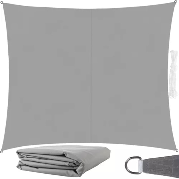 /Hc/Solseil / Seilduk - Vanntett - 3x2 m - 180g/m2 grå
