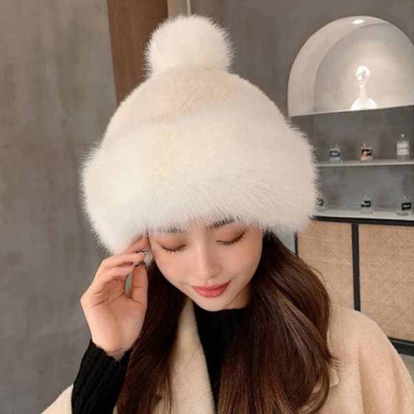 Plysjhatt Beanie Hatter GRÅ grå