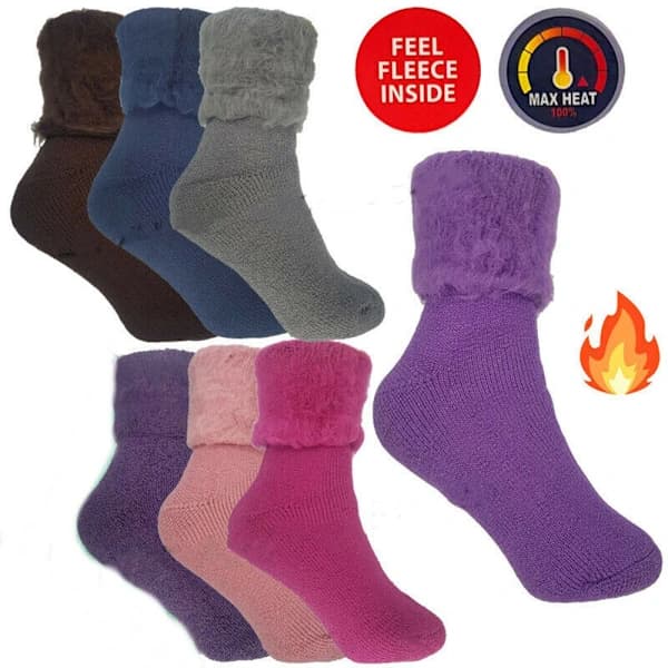Thermal Fleece Børstet BLÅ blå