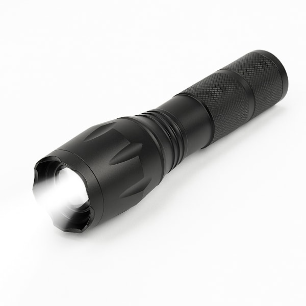 LED Flashlight (Waterproof and Shockproof) with 5 Functions 160