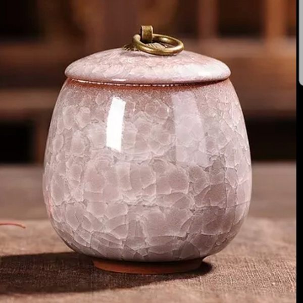 Mini Urne keramikk diamant rosa 170ml