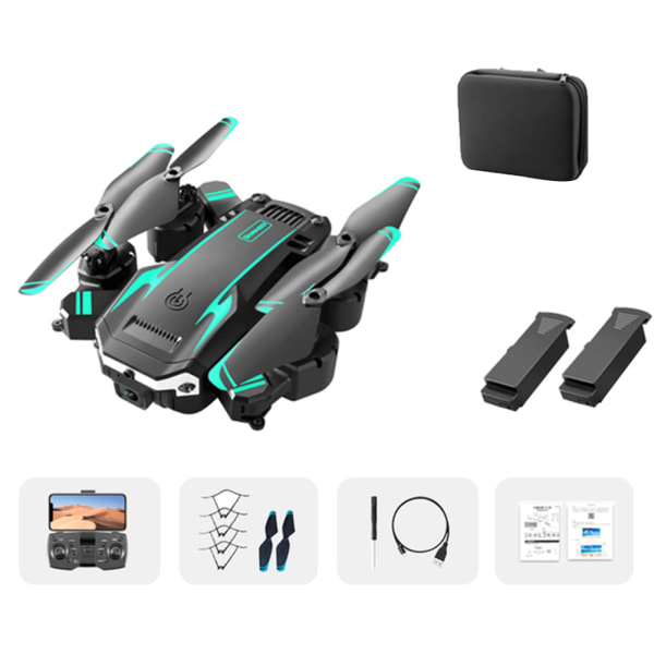 [NT] Hinderundvikande 8K kamera-drönare Quadcopters Leksaker för barn Vuxna nybörjare 8K Dubbla kameror 2xBatteri