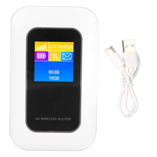 Mobil WiFi Hotspot 5G 4G LTE Lukitsematon Hotspot-laite Kannettava Mini WiFi-reititin SIM-korttipaikalla matkoille