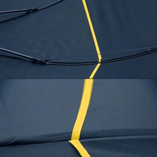 Tuulenpitävä sateenvarjo, 130 cm - Sininen