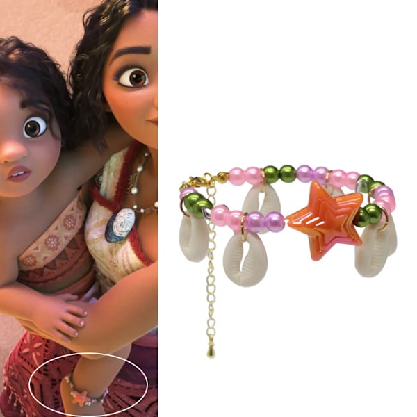 DIY Film Ocean's Adventure 2 anklet tillbehör huvudperson med samma sjöstjärna prinsessa tofsar fot smycken fot smycken smycken