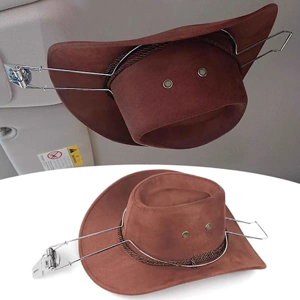 Cowboyhat Holder i rustfrit stål - Cowboyhat Holder til bil og lastbil