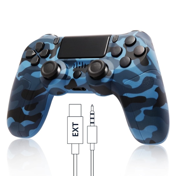 Trådløs PS4 controller med DoubleShock til Playstation 4 1-Pack 165
