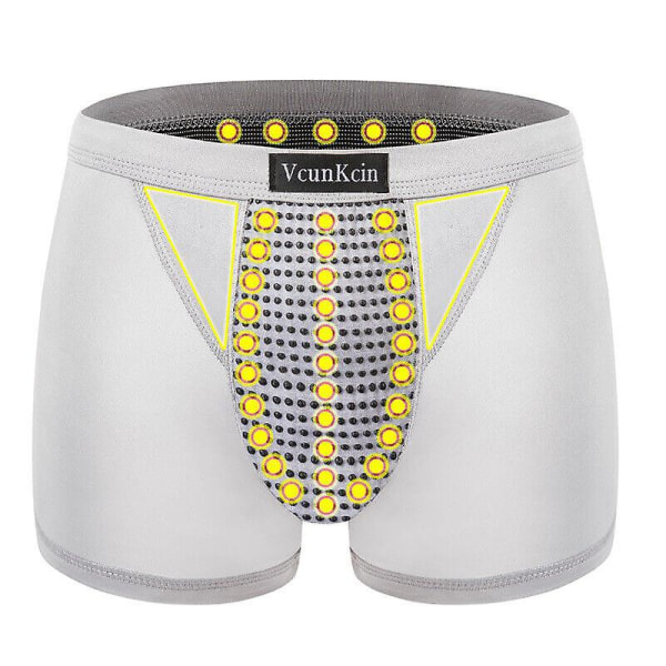 Men's Energy Field Thpy Pants Magnetic Male Underwear Boxer 4XL Grey
