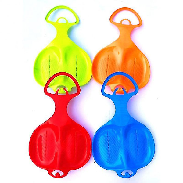 Tjockare plastskidbräda, längre, överdimensionerat handtag, snöglidare, halkfri släde, snöutrustning