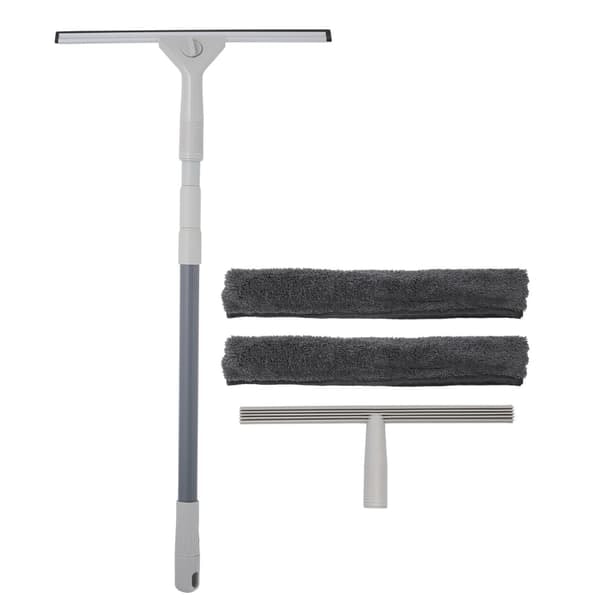 {NT}DAY Fönsterskrapa med mikrofiberduk, 4 delar