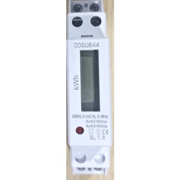 CCYKXA ENFAS ELMÄTARE 45A ENKELTAXA LCD-DISPLAY MID/NC/