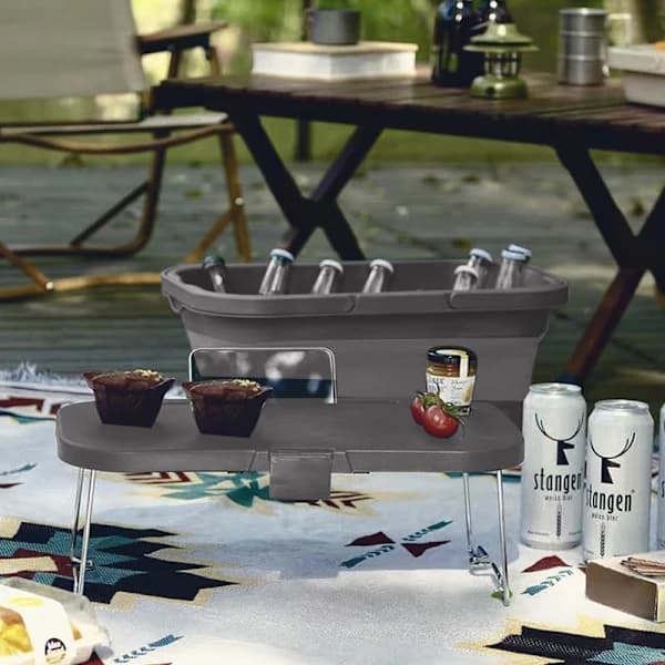 NA/Bärbar Förvaringskorg Utomhus Camping Seglarkorg Vikbar Multifunktionell Picknickkorg Utomhus Viklåda