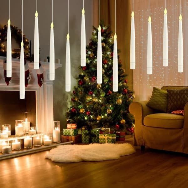 Kelluvat valot – LED-valot taikasauvalla (12 kpl)