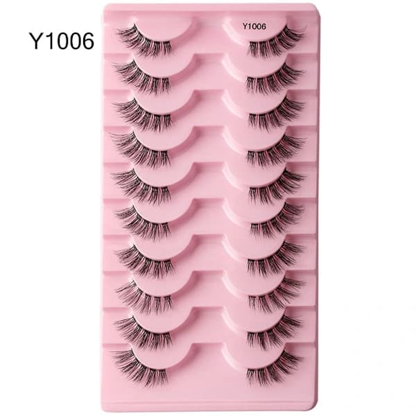 Halvfransar med transparent band Y1006 Y1006 Y1006