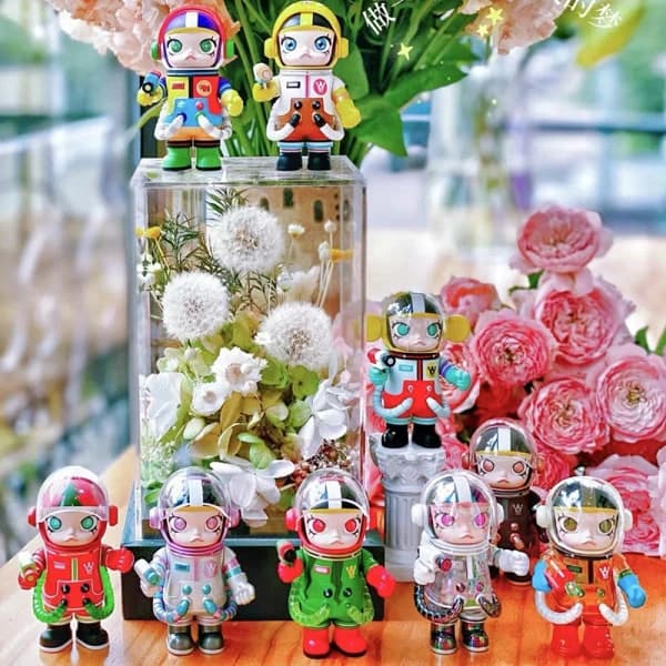Tilfeldig e Anime Figur SPACE MOLLY SERIES Blind Box Leker Dukke