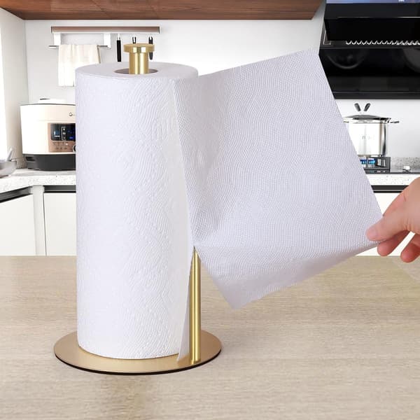Guld Papirhåndklædeholder Bordplade Toiletpapirholder Rustfrit stål