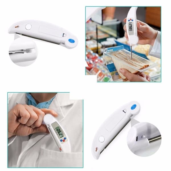 Grilltermometer - Digitalt Termometer i Foldbart Design 100