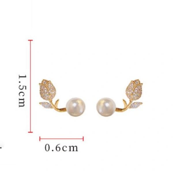 Perleheng Øredobber Hengende Earrin 2 2 2
