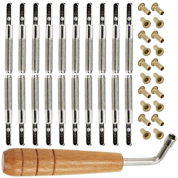 1 Sett Profesjonelle Lyre Stemmepinner Robust Lyre Harpe Strengpinner Erstatningspinner 2025:e