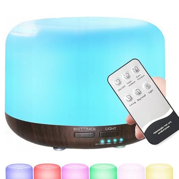 [NT] Luftfuktare / Doftspridare - Aromalampa med RGB-belysning