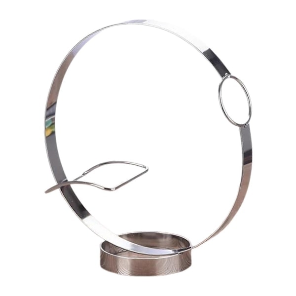 Viinipulloteline raudasta, Punaviini Aikuisten juomapulloteline, Metallinen viinipulloteline, Pulloteline-WELLNGS Argent/NT/