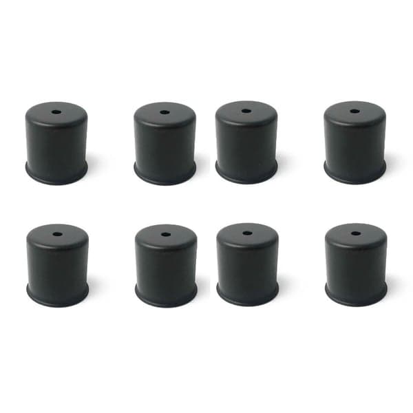8-pakning lysholdere for DIY lysestaker Svart
