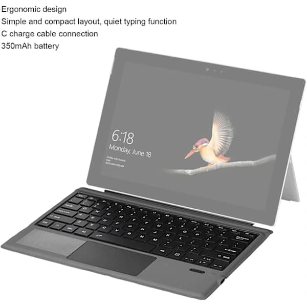 Tastatur til Microsoft Pro 7 Plus, Pro, Pro 6, Pro 5. generation, Pro 4, Pro 3