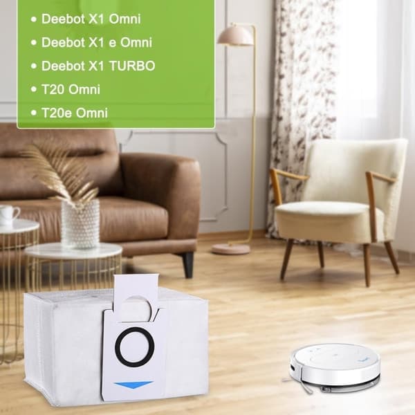 [NT] Lisätarvikkeet Ecovacs Deebot X1 Omni/Turbo -robotti-imuriin, 15 osaa