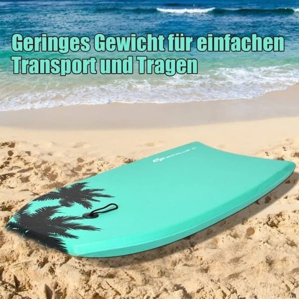 Bodyboard Surffilauta Sup-lauta Uimalauta Uimalauta 94 x 47 x 5,5 cm Vihreä_NN