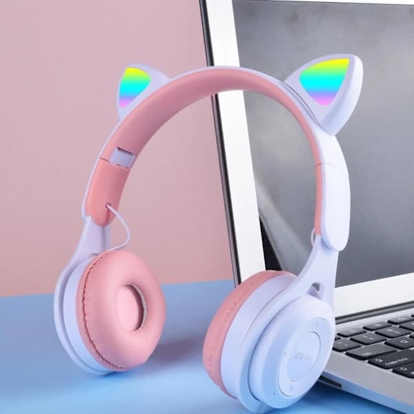 Trådløst Bluetooth Headset Barnehørelurer SVART svart