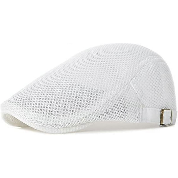 NN-Herr Åndbar Mesh Sommerhat Justerbar Newsboy Basker Ivy Hat Flad Hat