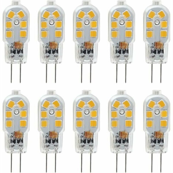 NN-12V G4 LED-lampa, 1W motsvarande 10W halogenlampa, 200LM flimmerfri