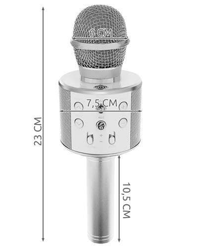 Karaoke mikrofon med højttaler og Bluetooth
