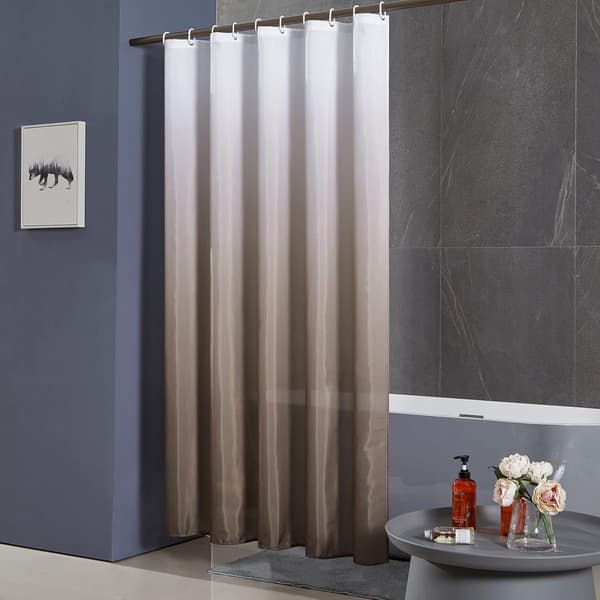 Smal Duschdraperi - Mögelresistent och Vattenavvisande - 1 Styck - Vit - Polyester - 90x180