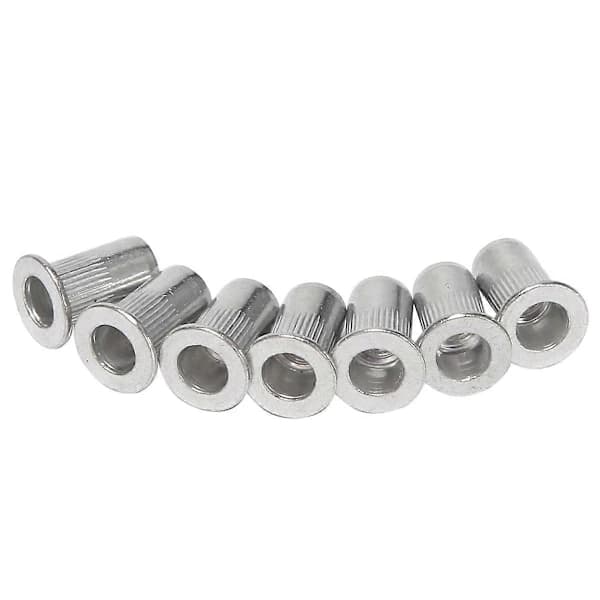 M5 Aluminium Flat Hode Nitmutter Innsettingsmuttere Silverton 60stk