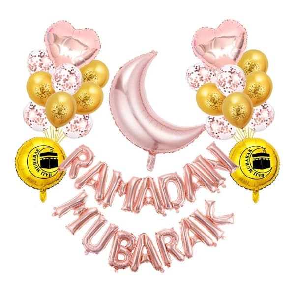 Eid Mubarak -ilmapallot Kirjainilmapallot Folio 05 05