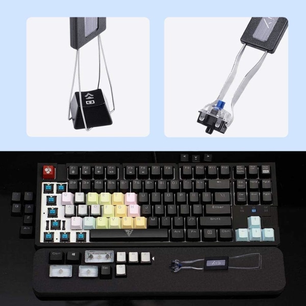 Keycap-avdragare i rostfritt stål för att ta bort mekaniskt tangentbord
