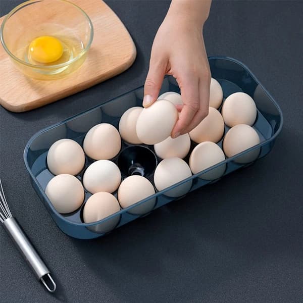 Eggeoppbevaringsboks SVART svart