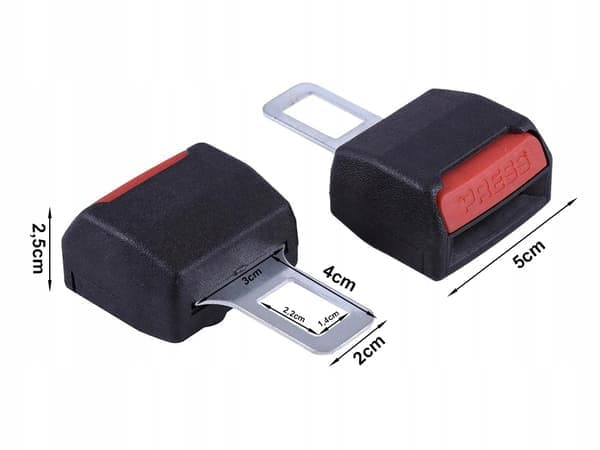 2-pack - Säkerhetsspänne / Spänne för bilbälte / Bälte_QQ