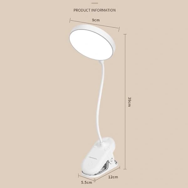 LED Leselampe USB - Oppladbare lamper Skrivebordslamper