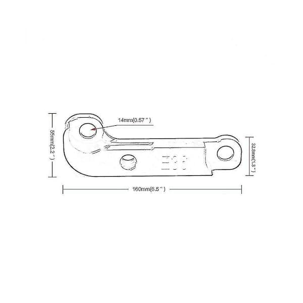 Svart Bil Ladeadapter Styrelås Adapter Rattlås Adapter Styrevinkeladapter for E36_ NN