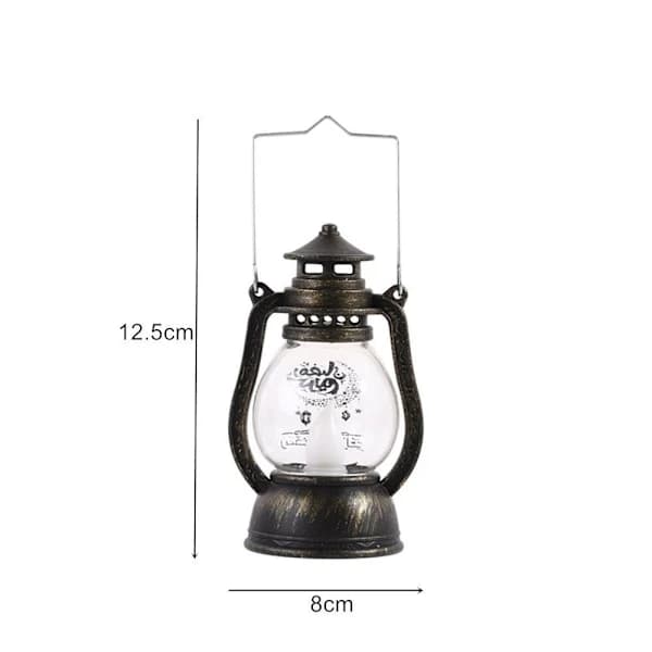 EID MUBARAK LED-vindlys Ramadan-dekorationer