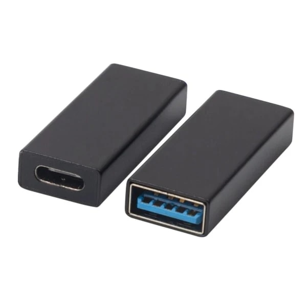 2 stk. USB Type C 3.1 hun til 3.0 A hun Data Sync Ladeadapterstik Ft