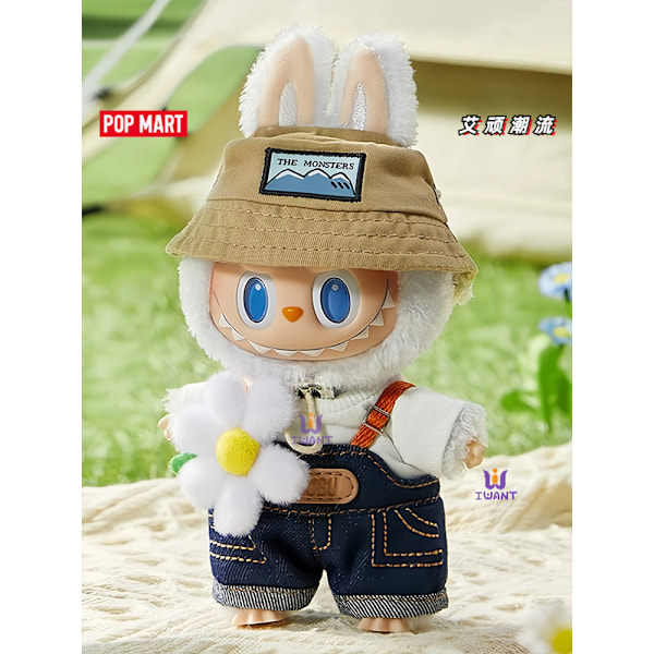 /NC/Engros Pop Mart Labubu Macaron Legetøj Labubu Tøj Legetøj Skjortesæt Udstoppede Plyslegetøj Labubu Sæt One Size 1