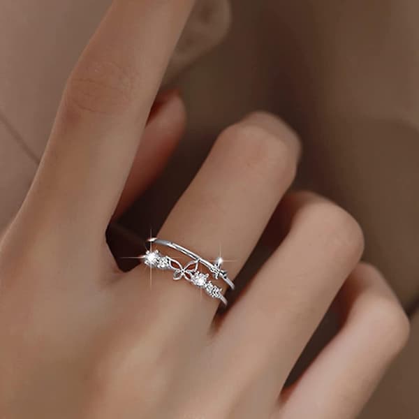 Til min datter Fidget Ring, Til min datter Sommerfuglring, Dattergave fra mamma Angstdempende ringer
