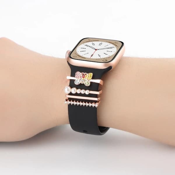 Klockarmbands Ornament Dekorativ Ring SILVER SILVER silver