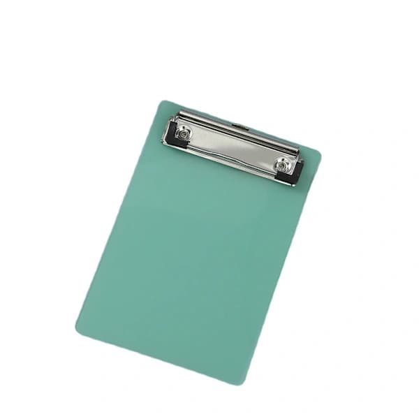 4ST Mini Klemmbrett Lommeklemmbrett A6 Klemmbrett