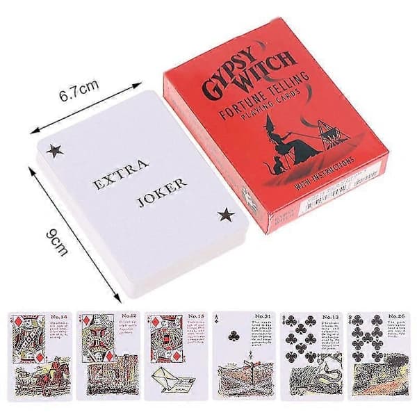Gypsy Witch Spådom Tarot Oracle Kort Profetispil - SFYGV
