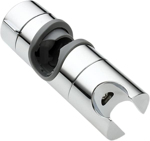 Universal brusekonsol 18-25 mm, uden hul, 360 grader roterbar, ABS krom