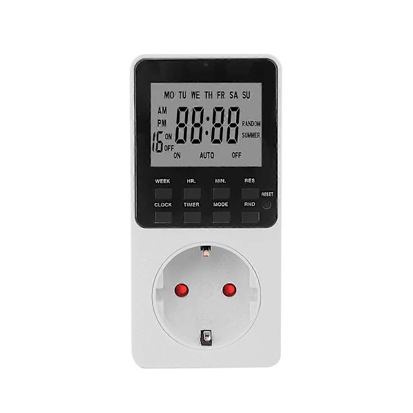 Elektronisk Digital Timer Strømafbryder Køkken Timer Stik EU-stik